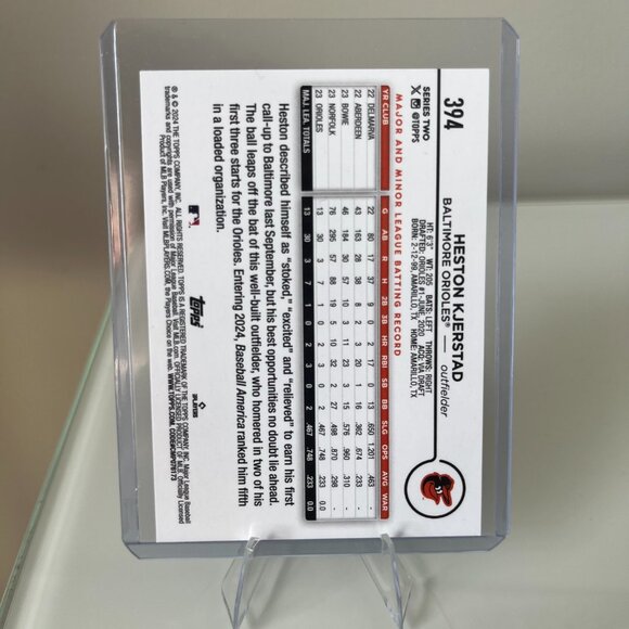 2024 Topps Series 2 - Heston Kjerstad (RC) #394 - Picture 2 of 2